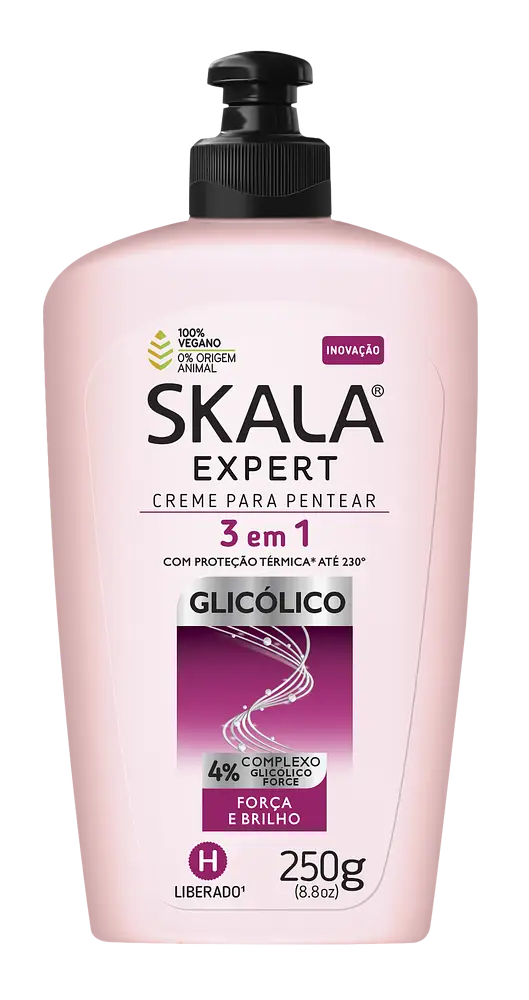 Skala Expert Glicólico Creme Para Pentear 3em1