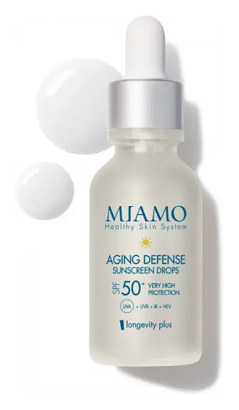 MIAMO Aging Defense Sunscreen Drops SPF 50+