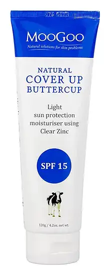 MooGoo Natural Cover Up Buttercup Moisturiser SPF 15