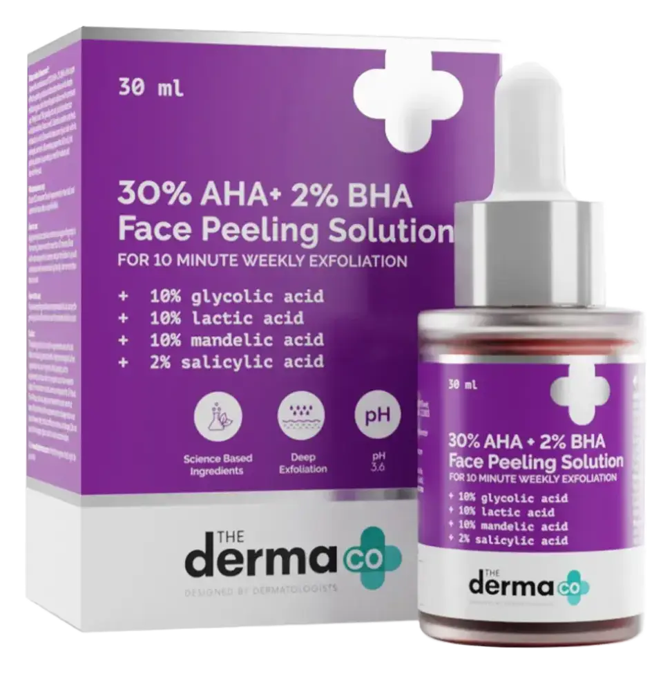 The Derma Co 30% AHA + 2% BHA Peeling Solution