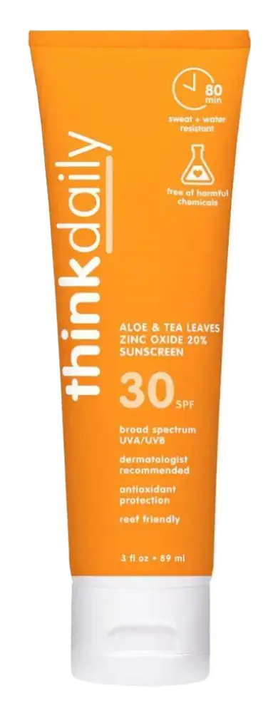 Think Sun Aloe & Tea Leaves Zinc Oxide 20% Sunscreen SPF 30
