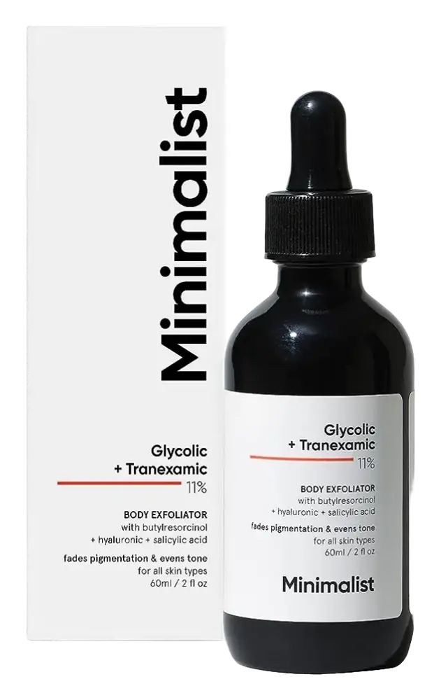 Minimalist Glycolic + Tranexamic 11% Body Exfoliator