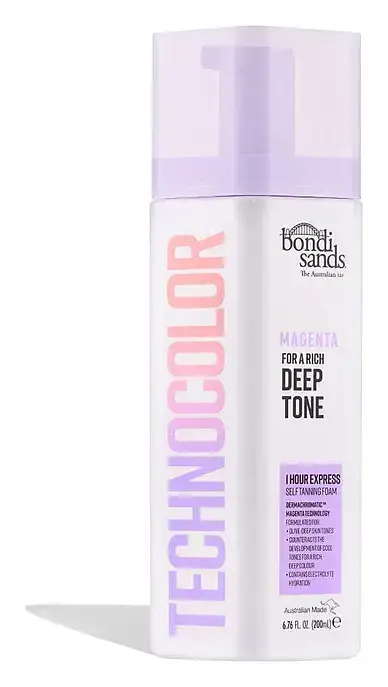 bondi sands Technocolor 1 Hour Express Self Tanning Foam Magenta