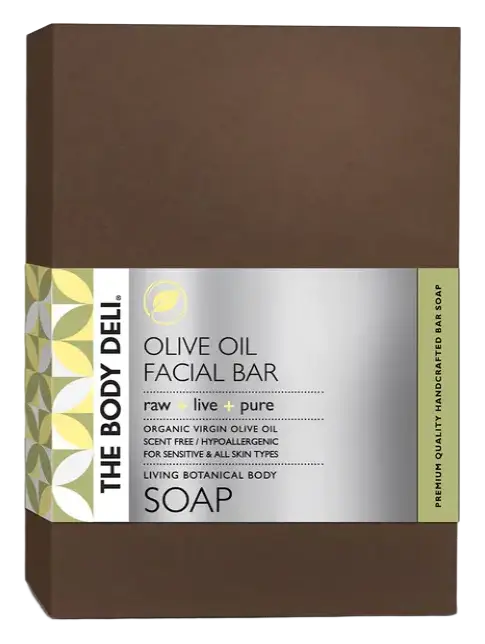 The Body Deli Pure Olive Oil Botanical Face Bar Soap