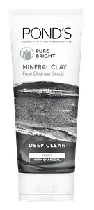 Pond's Pure Bright Mineral Clay Facial Cleanser Scrub UAE