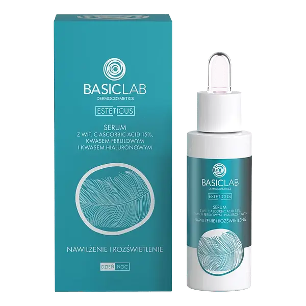 BasicLab Esteticus Vitamin C 15% Moisturizing And Brightening Serum