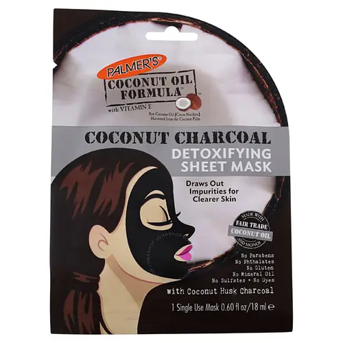 Palmer's Coconut Oil Charcoal Detoxifying Sheet Face Mask