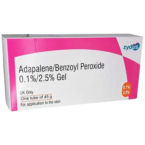 Zydus Pharmaceuticals Adapalene/Benzoyl Peroxide 0.1%/2.5% Gel