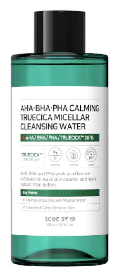 Some By Mi AHA, BHA, PHA, Calming Truecica Micellar Cleansing Water
