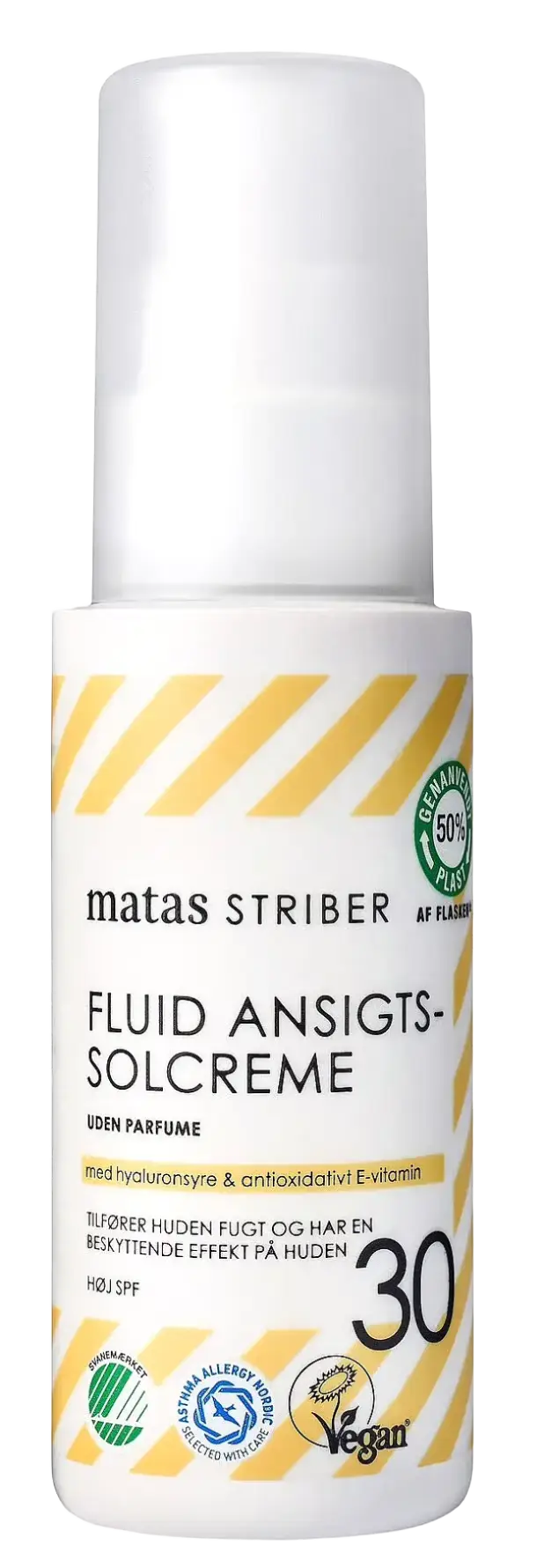 Matas Fluid Ansigtssolcreme SPF 30 Uden Parfume