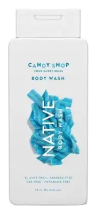 Native Body Wash Sour Berry Belts