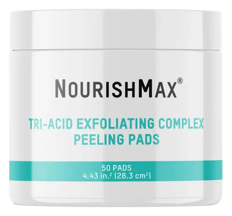 NourishMax Tri-Acid Exfoliating Complex Peeling Pads