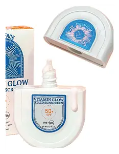 HOLLAFACE Vitamin Glow Fluid Sunscreen SPF 50+ Blueprint Edition
