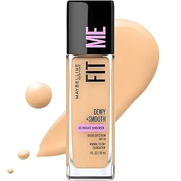 Maybelline Fit Me Dewy + Smooth Foundation Warm Nude