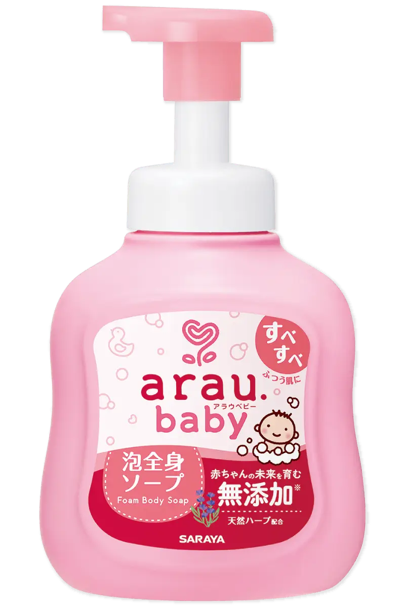 Saraya Arau Baby Foam Body Soap