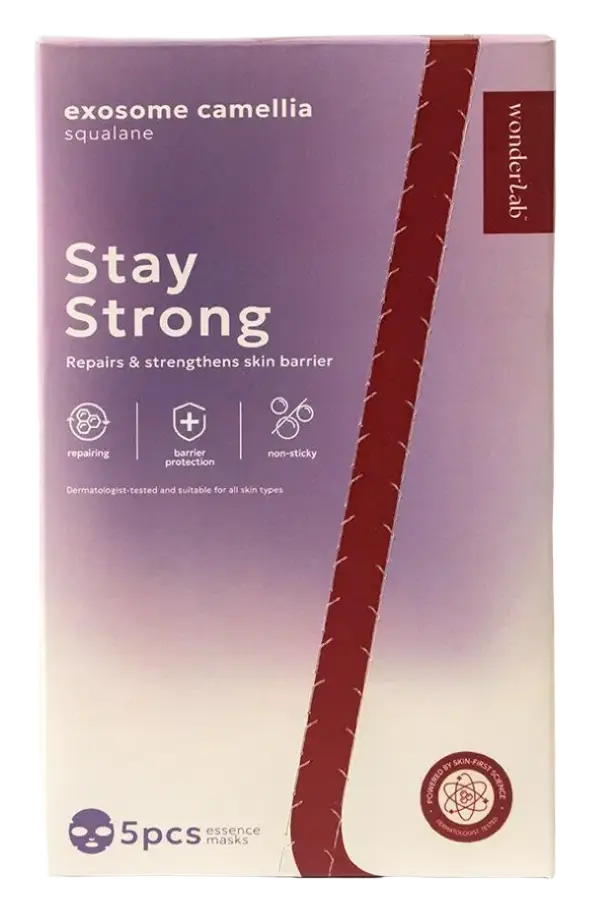 WonderLab Exosome Camellia Stay Strong Sheet Mask