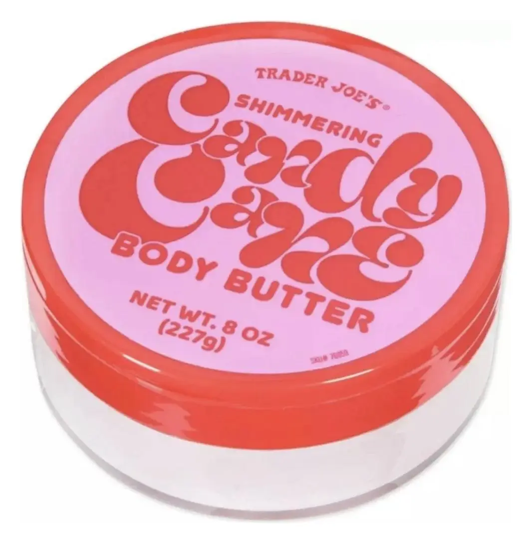Trader Joe's Body Butter Shimmering Candy Cane