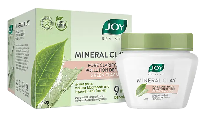 Joy Beautiful By Nature Revivify Green Clay Pore Minimizing & Pollution Defence Mask