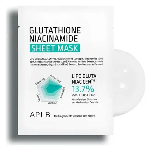 APLB Glutathione Niacinamide Sheet Mask