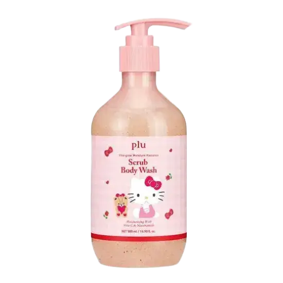 PLU Hello Kitty Vita-Glow Moisture Radiance Scrub Body Wash