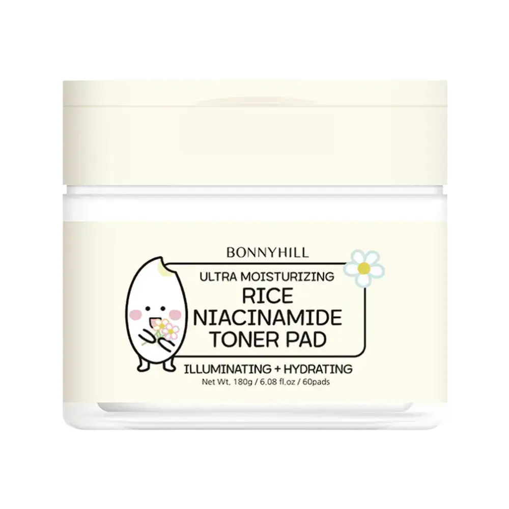Bonnyhill Ultra Moisturizing Rice Niacinamide Toner Pad
