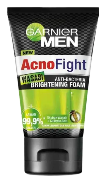 Garnier AcnoFight Wasabi Brightening Foam Facial Cleanser