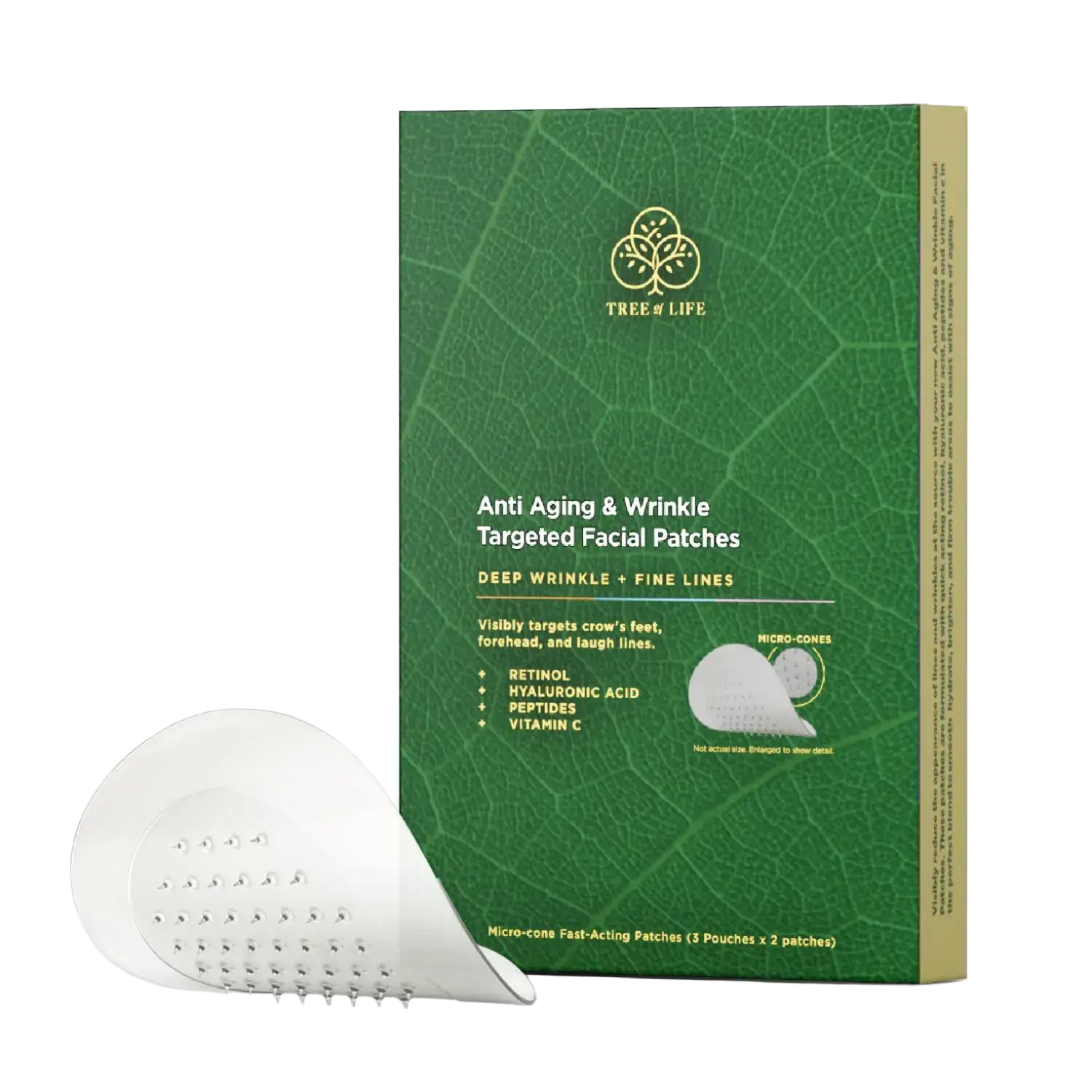 Tree of Life Anti Aging & Wrinkle Targeted Facial Patches