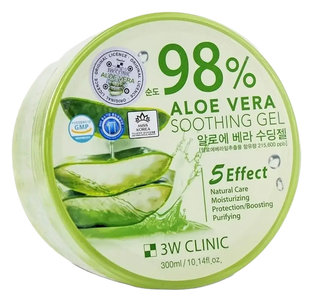 3W Clinic 98% Aloe Vera Soothing Gel