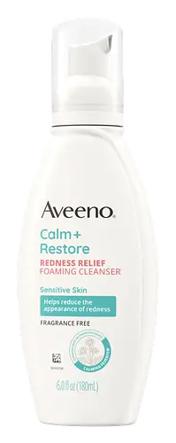 Aveeno Calm + Restore Redness Relief Foaming Cleanser