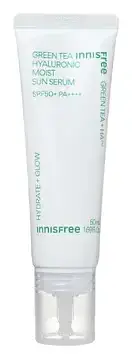 innisfree Green Tea Hyaluronic Moist Sun Serum SPF 50+