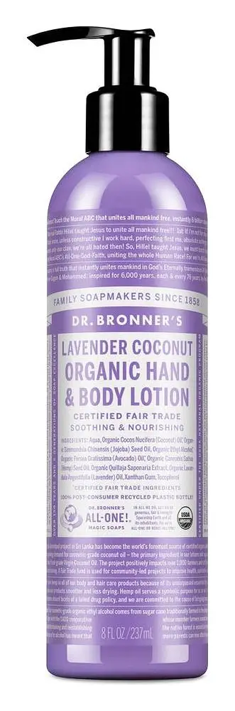 Dr. Bronner's Hand & Body Lotion Lavender Coconut