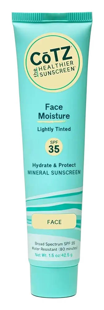 Cotz Skincare Face Moisture SPF35 Lightly Tinted Sunscreen