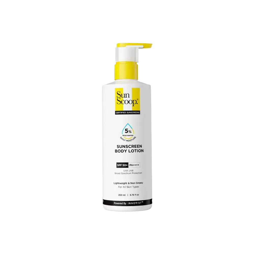 Sunscoop 5% Niacinamide Sunscreen Body Lotion SPF 50+