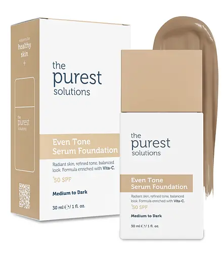 The Purest Solutions Even Tone Serum Foundation SPF 50+ Medium To Dark