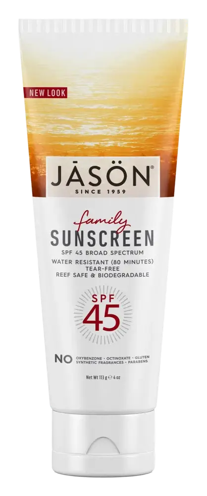 Jāsön Naturals Family Sunscreen SPF 45 Broad Spectrum