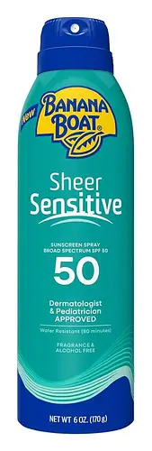 Banana Boat Sheer Sensitive Sunscreen Spray SPF 50