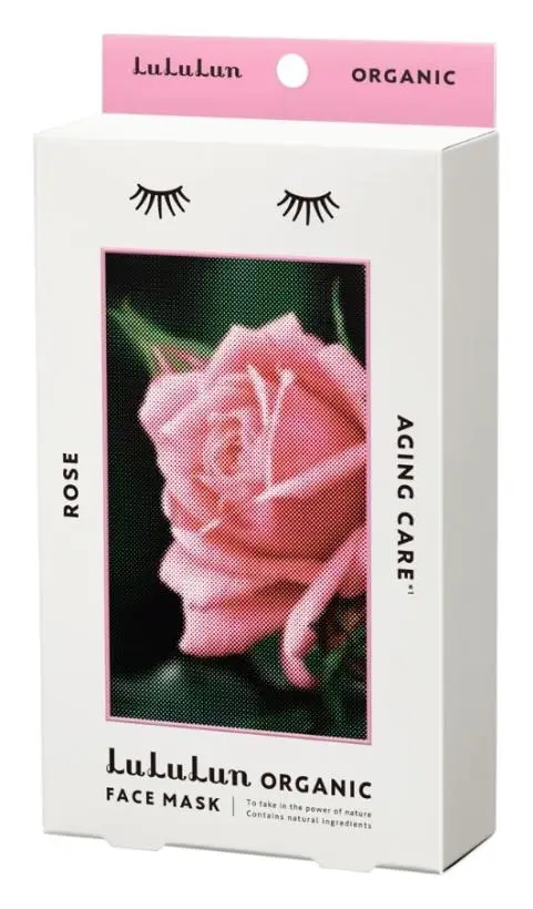 Lululun Organic Sheet Mask Rose For Aging Skin