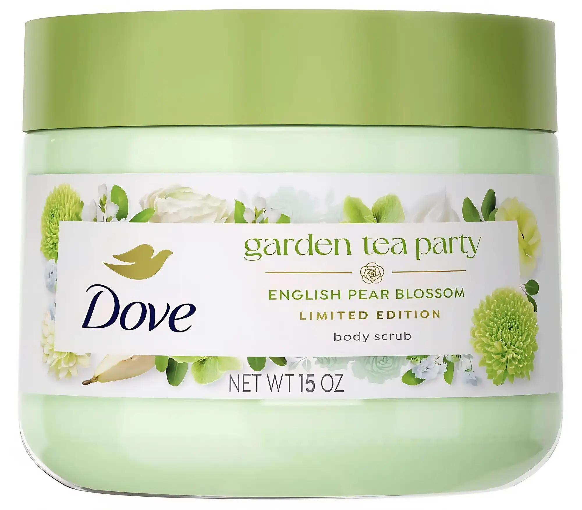 Dove Garden Tea Party Body Scrub English Pear Blossom