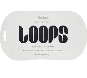 Loops Dew Cloud Ultra Hydrating Hydrogel Face Mask