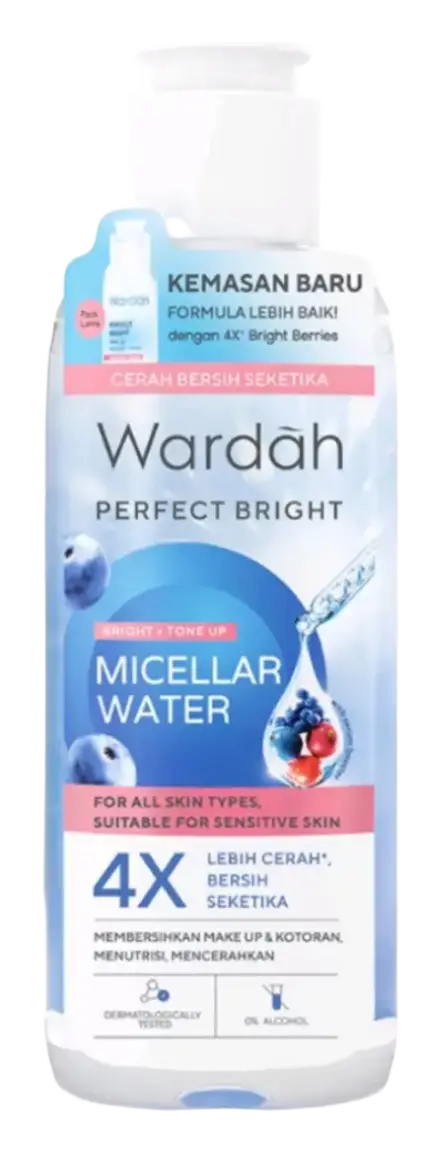 Wardah Bright + Tone Up Micellar Water