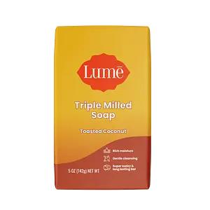 Lume Triple Milled Soap Bar Toasted Coconut