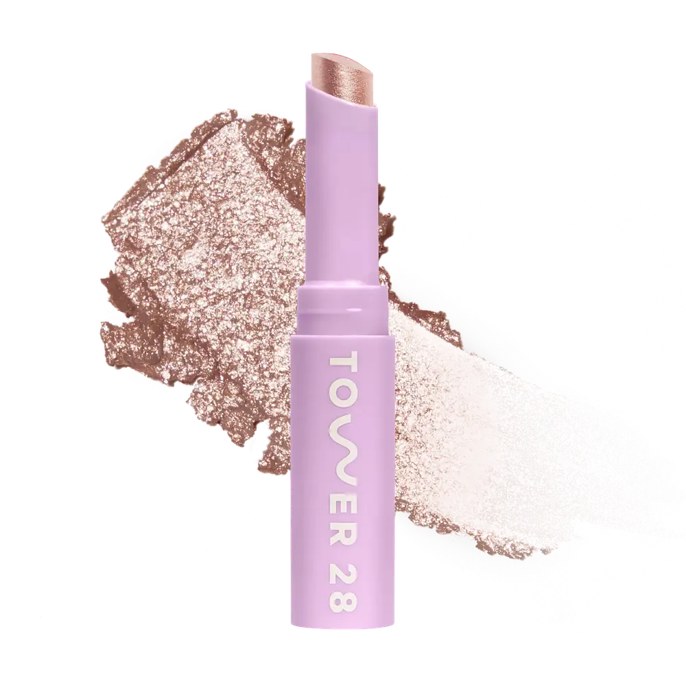 Tower 28 Beauty Gogo Cooling Shimmer 8H Eyeshadow Stick Roxy