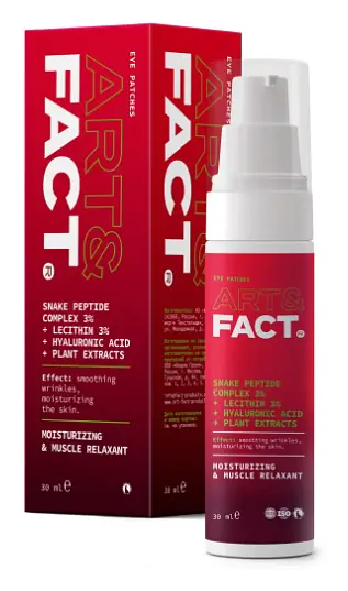Art & Fact Snake Peptide 3% Moisturizing Eye Mask