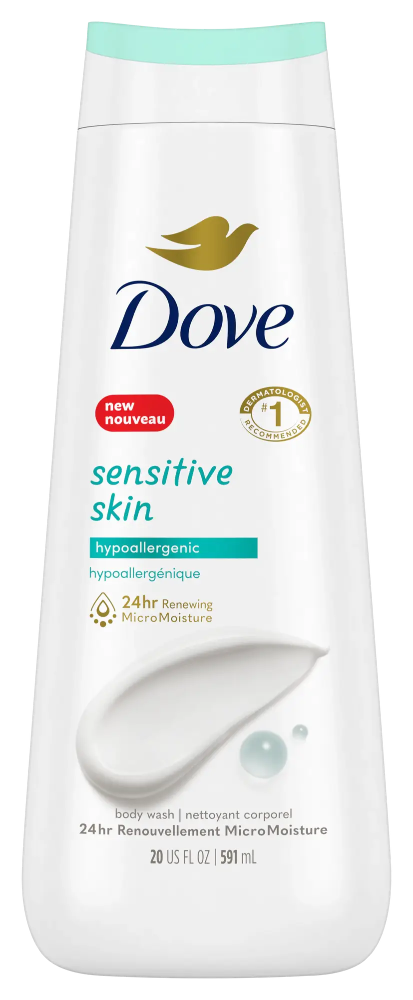Dove Sensitive Skin Hypoallergenic Body Wash