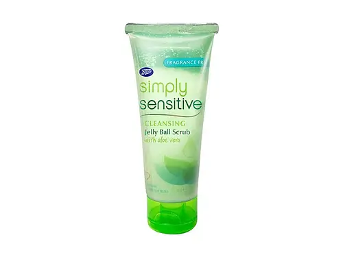 Boots Simply Sensitive Cleansing Jelly Ball Scrub