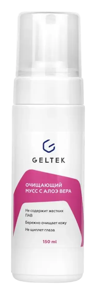 Geltek Очищающий мусс с Aloe Vera