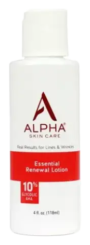 Alpha Skin Care Essential Renewal Lotion 10% Glycolic Alpha Hydroxy Acid (AHA)