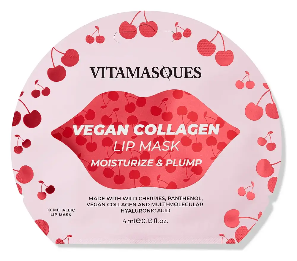 Vitamasques Cherry Vegan Collagen Lip Mask (Moisturise & Plump)