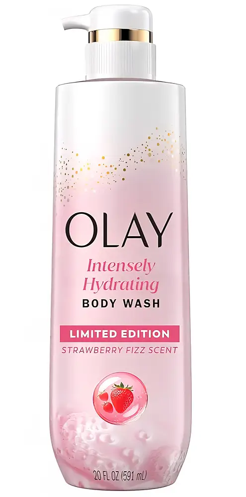 Olay Intensely Hydrating Body Wash Strawberry Fizz