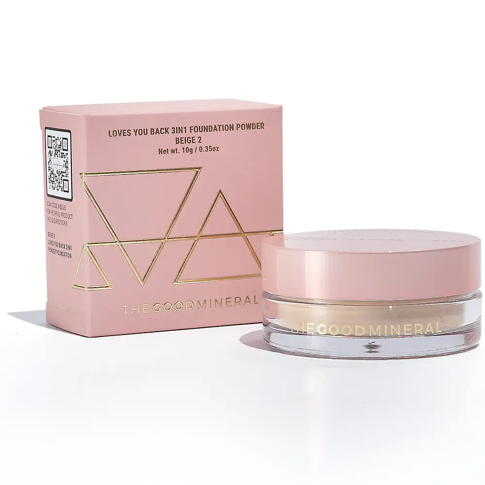 The Good Mineral Loves You Back 3In1 - Powder Foundation Beige 2